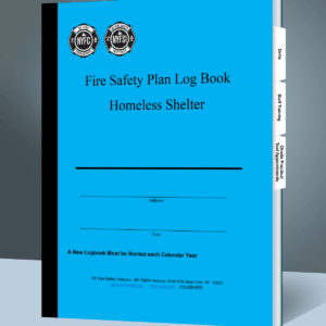 Fire Safety Plan Log Book Homeless Shelter